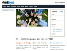 Tablet Screenshot of directlingua.com